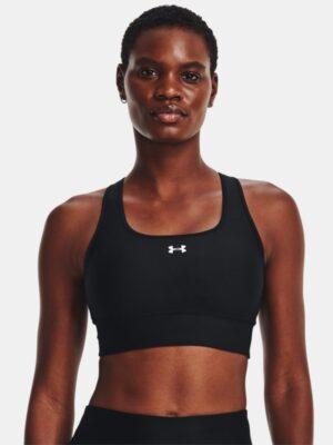 Women's Under Armour Crossback Longline Sports Bra Black / White XXL