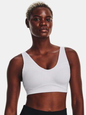 Women's Under Armour SmartForm Evolution Mid Sports Bra White / White M