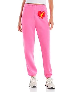 Aviator Nation Bolt Heart Graphic Sweatpants