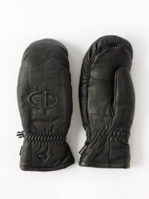 Goldbergh - Hilja Logo-embossed Leather Gloves - Womens - Black