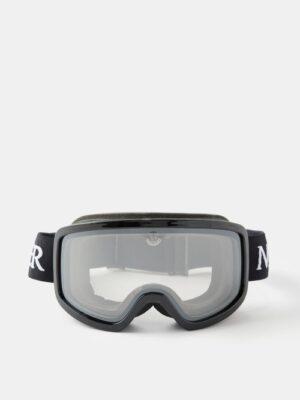 Moncler Eyewear - Injected Mask Ski Goggles - Womens - Black Grey