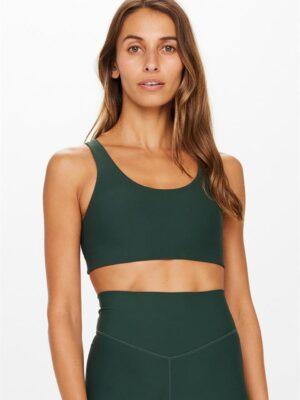 The Upside Peached Jade Bra British Racing Green