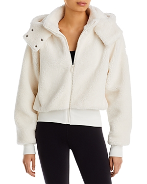 Alo Yoga Foxy Sherpa Hooded Jacket