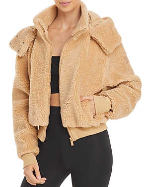 Alo Yoga Foxy Sherpa Hooded Jacket