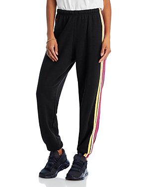 Aviator Nation Rainbow Stripe Sweatpants