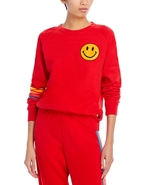 Aviator Nation Smiley 2 Crewneck Sweatshirt