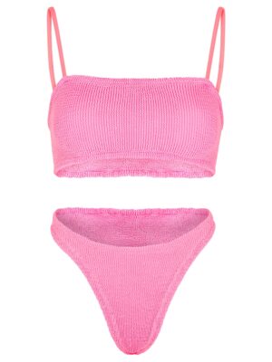Hunza G Gigi Seersucker Bikini - Pink - One Size