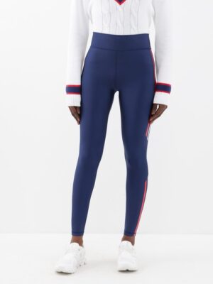 The Upside - Playback High-rise Jersey Leggings - Womens - Navy