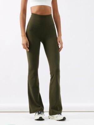 Lululemon - Groove High-rise Flared Leggings - Womens - Khaki