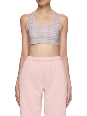 Overland Chequered Sports Bra