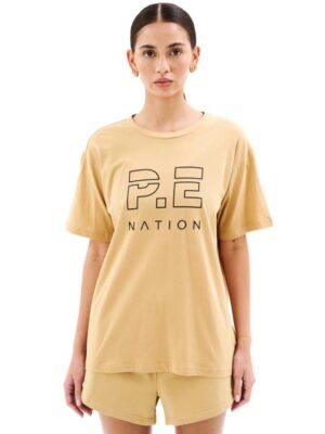 P.E Nation Heads Up Tee Sand