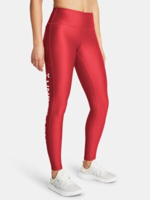 Women's HeatGear® Full-Length Leggings Red Solstice / White XXL