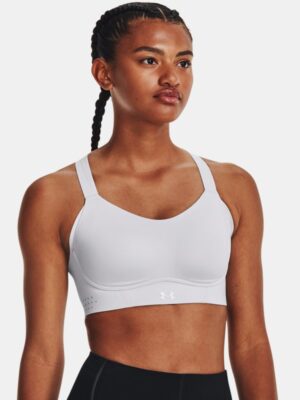 Women's Under Armour Uplift High Sports Bra Halo Gray / White 36A