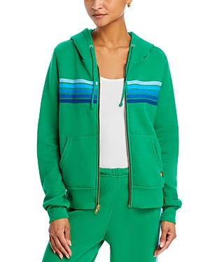 Aviator Nation Rainbow Stripe Hoodie