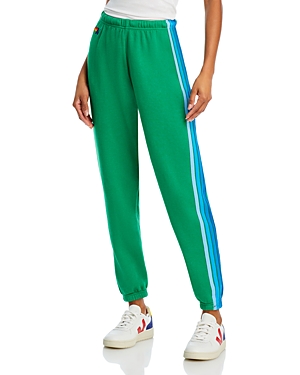 Aviator Nation Rainbow Stripe Sweatpants