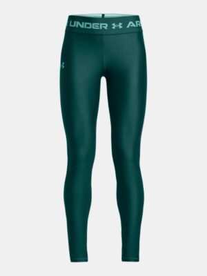 Girls' HeatGear® Leggings Hydro Teal / Radial Turquoise YMD (54 - 59 in)