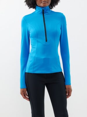 Goldbergh - Serena Half-zip Thermal Base-layer Top - Womens - Blue