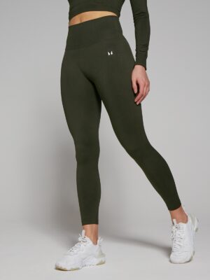 MP Women's Shape Seamless 7/8 Leggings - Forest Green