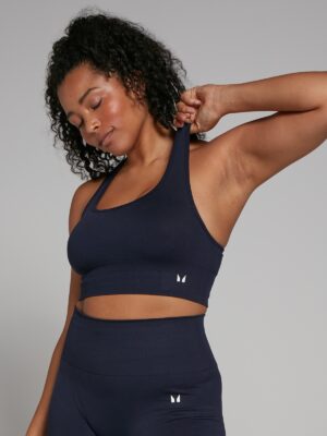 MP Women's Shape Seamless Sports Bra - Navy