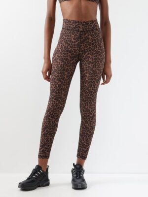 The Upside - Biarritz 25" Leopard-print Leggings - Womens - Leopard