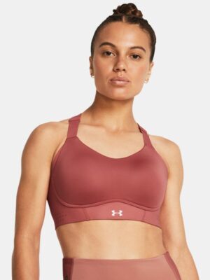 Women's Under Armour Uplift High Sports Bra Sedona Red / Sedona Red 38C