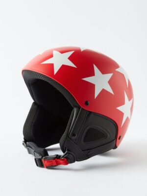 Goldbergh - Smasher Star-print Ski Helmet - Womens - Red White - S/M