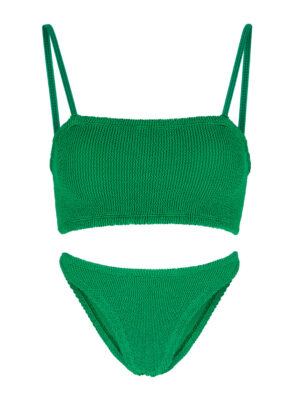 Hunza G Gigi Seersucker Bikini - Green - One Size