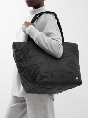 Lululemon - Quilted Grid 26l Softshell Tote Bag - Womens - Black - ONE SIZE