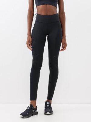 On - Performance Recycled-fibre Blend Running Leggings - Womens - Black - XL