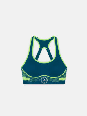 Stella McCartney - TruePace High Impact Sports Bra, Woman, Tech Mineral, Size: 32CD