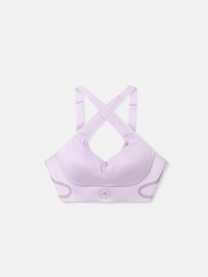 Stella McCartney - TruePace High Support Sports Bra, Woman, Purple Glow/Dove Grey, Size: 32DD