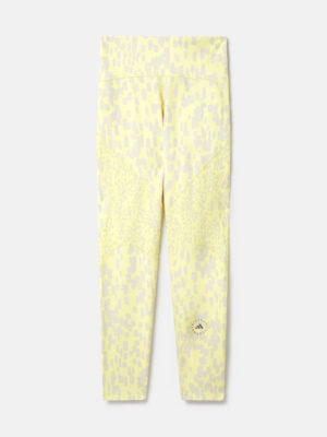 Stella McCartney - TruePurpose Optime Training 7/8 Leggings, Woman, Blush Yellow/Chalk Pearl, Size: L