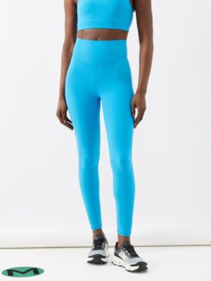 The Upside - Peached 25" High-rise Jersey Leggings - Womens - Blue